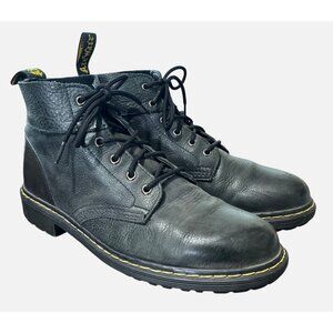 Dr. Martens Black Leather Ankle Boot Lace-Up Mens Size 11 EU 45